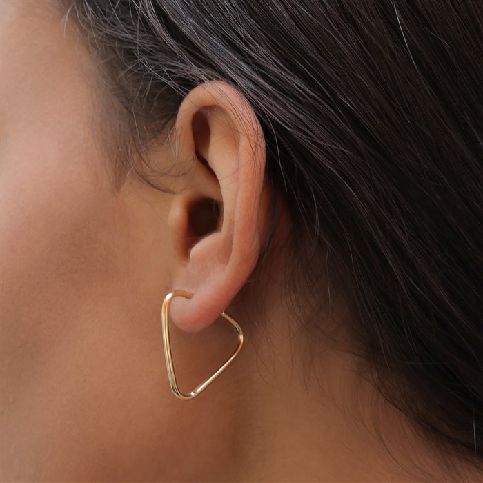 گوشواره مثلث حلقه ای