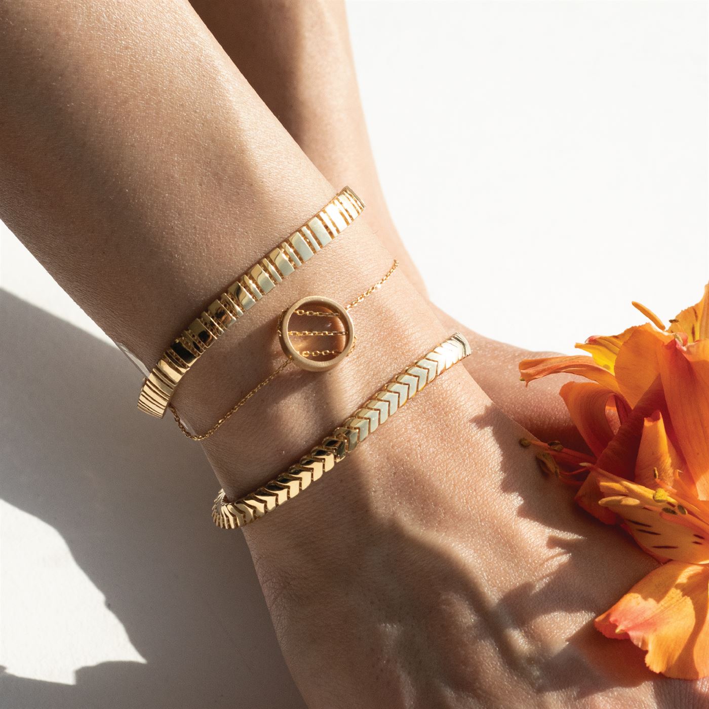 دستبند دایره زنجیر