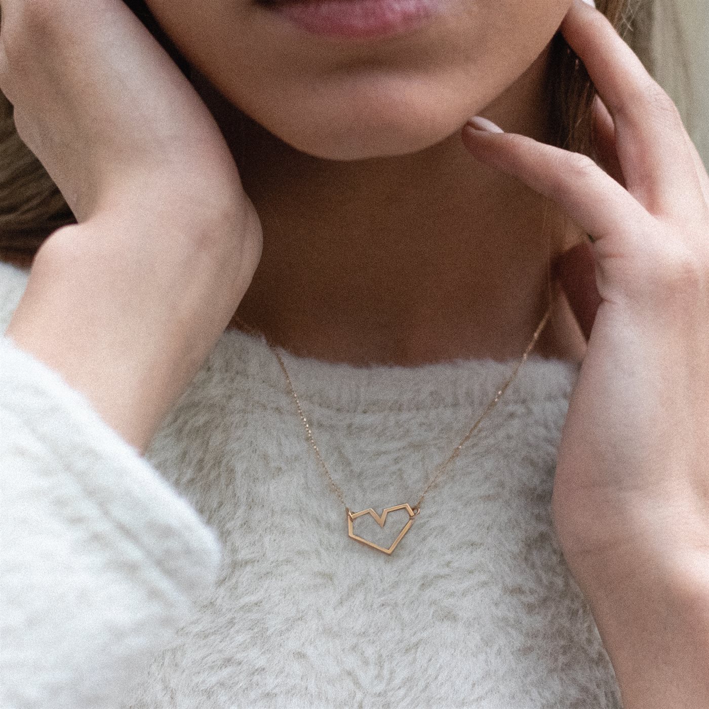 گردنبند قلب نامنظم