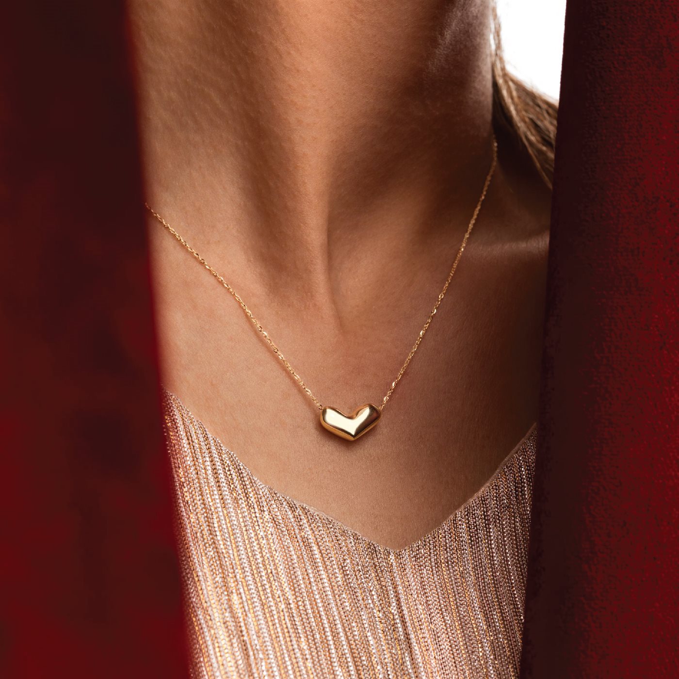 گردنبند قلب هلیوم