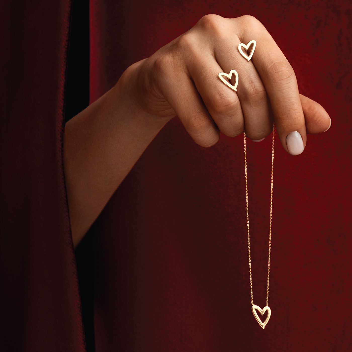 گردنبند قلب فانتزی