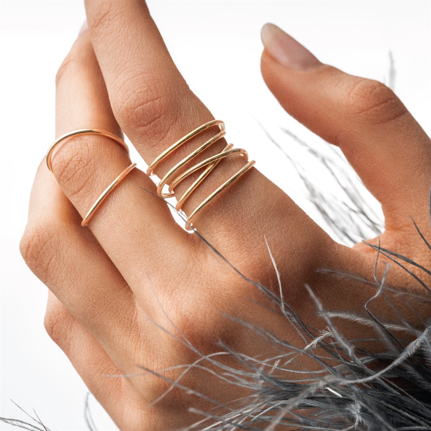 انگشتر کلاف مفتول