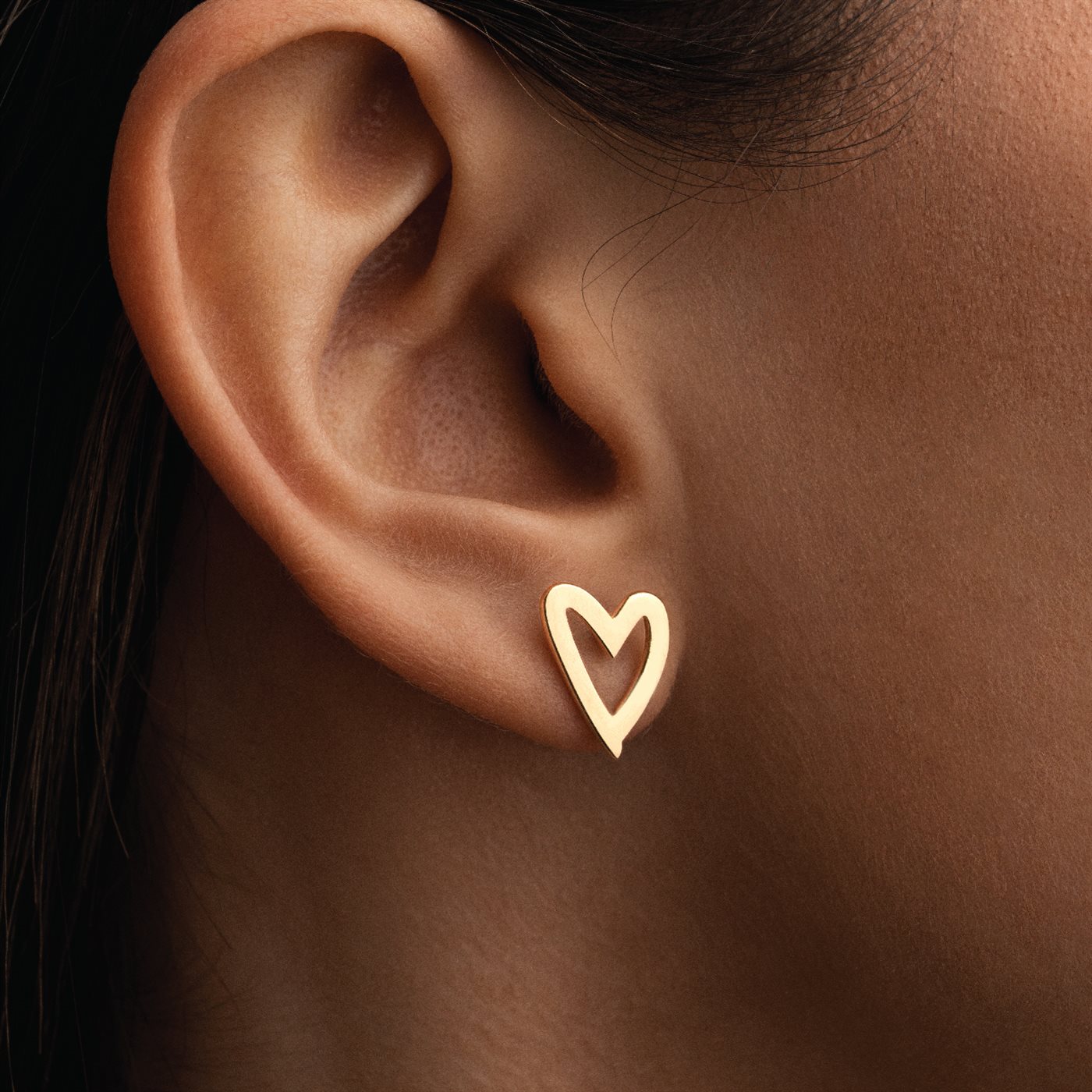 گوشواره قلب فانتزی