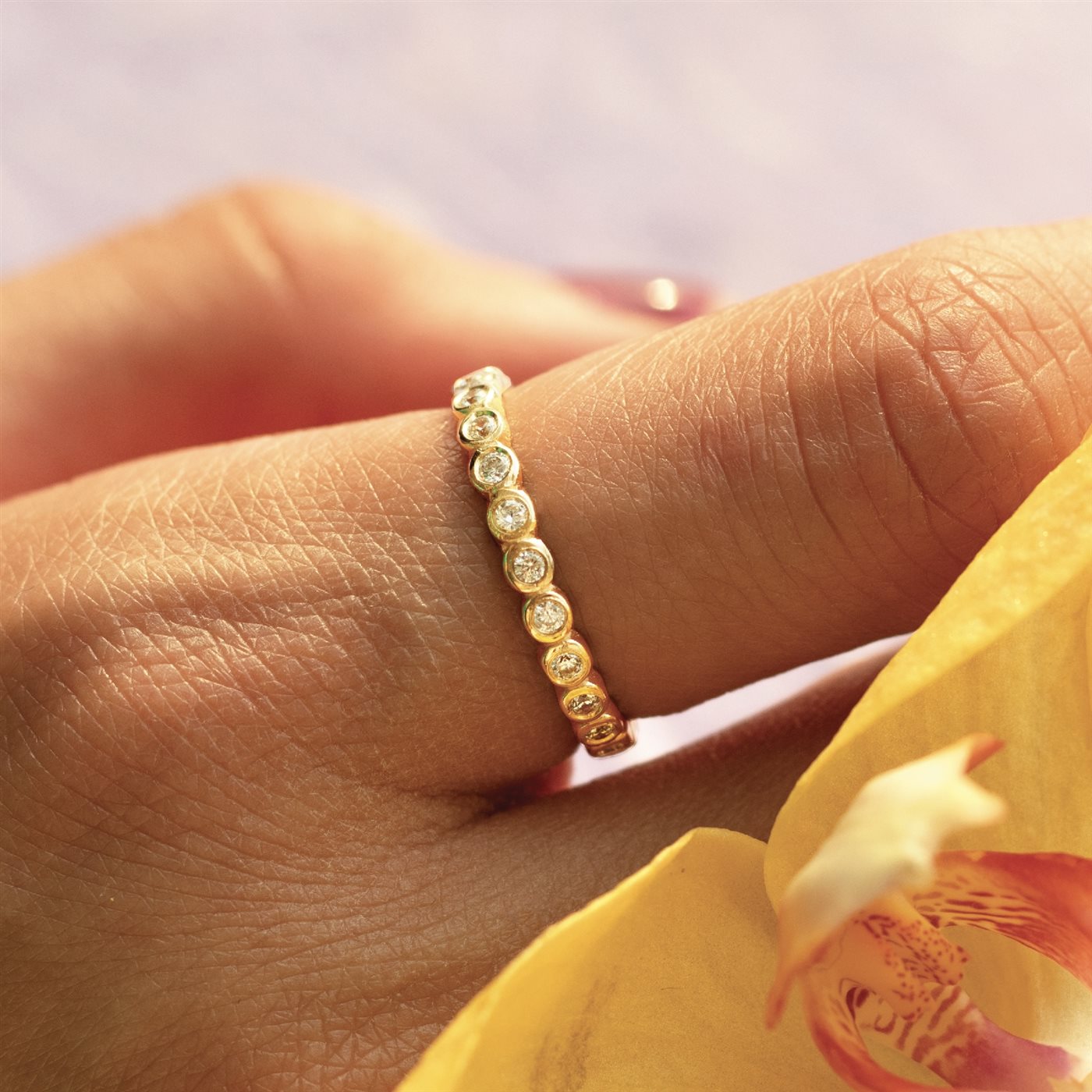 انگشتر دور سنگ ۱