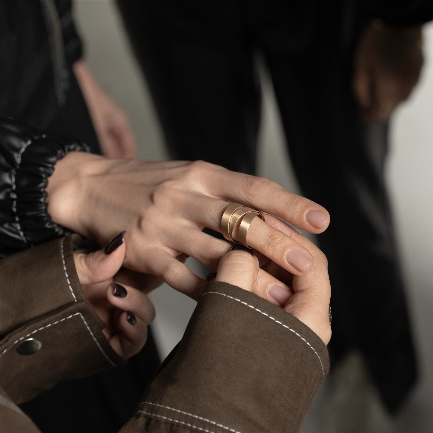 انگشتر کلاف مات