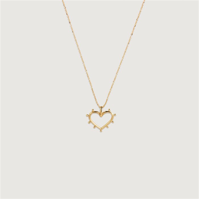 گردنبند قلب تابان